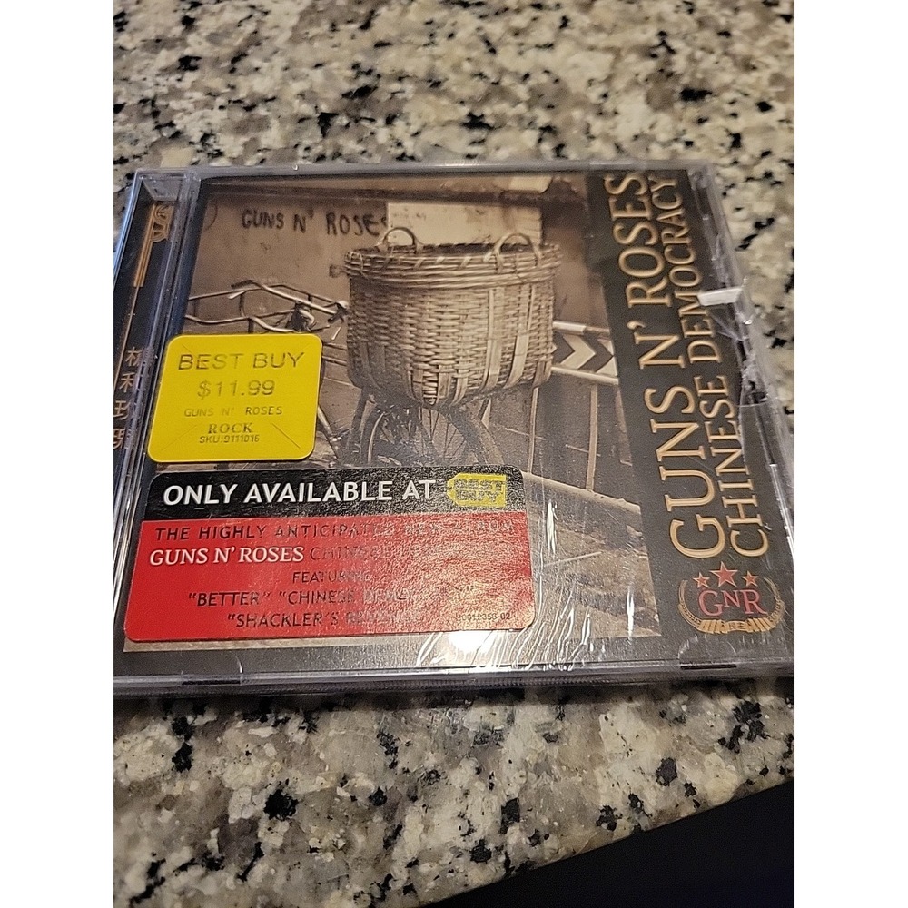 Chinese Democracy [Cover A] by Guns N' Roses (CD, 2008) Unopened But‎ Case Crack